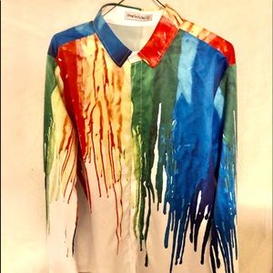 Rainbow Splatter Shirt